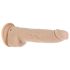Naked Addiction 23cm Thrust - Läckert naturfärgad vibrator