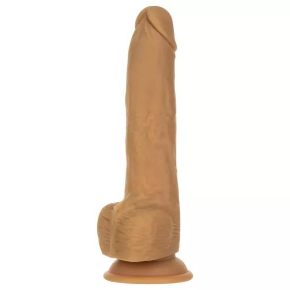 Naked Addiction - Thrusting vibrator - mörk - 23cm