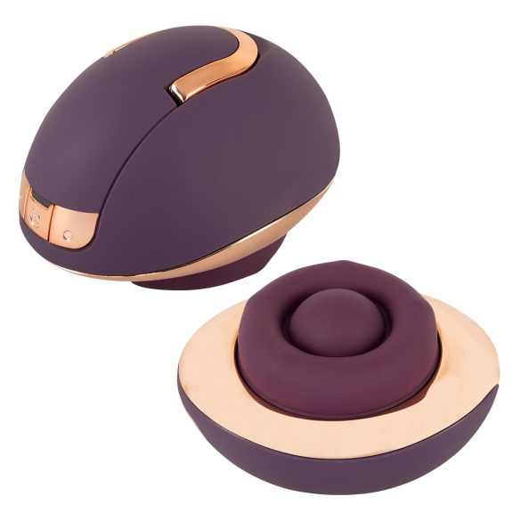 Belou - roterande vulvamassör med batteri (lila)