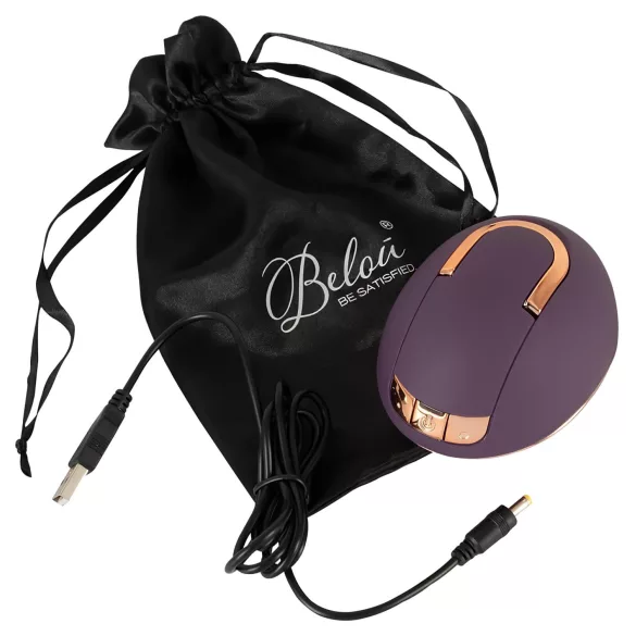 Belou - uppladdningsbar roterande klitorisvibrator - lila