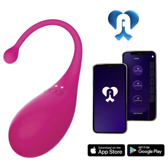 Adrien Lastic Palpitation - vibratorägg med appstyrning - rosa