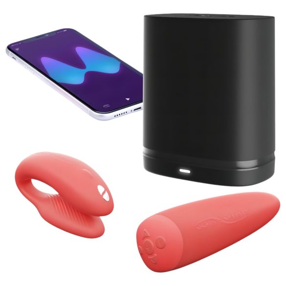 We-Vibe Chorus - parvibrator med appstyrning - uppladdningsbar - orange