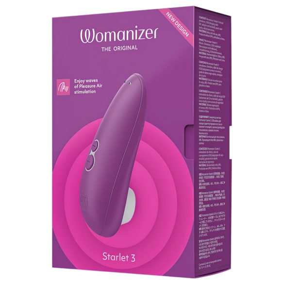 Womanizer - klitorisstimulator med lufttryck - lila