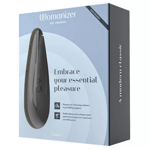 Womanizer - klitorisstimulator med lufttryck - uppladdningsbar - svart