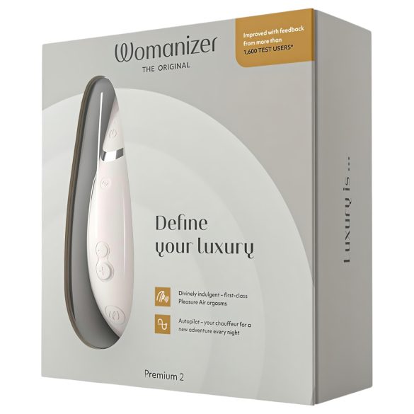 Womanizer - lufttrycksvibrator för klitoris - Premium 2 - vit