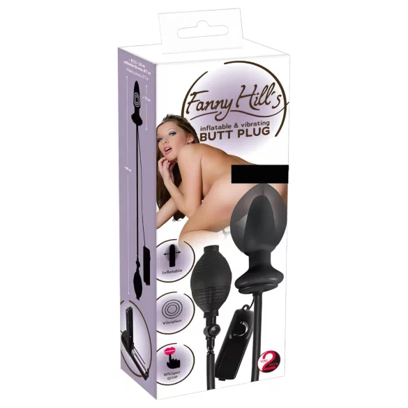 You2Toys - uppblåsbar analvibrator - svart