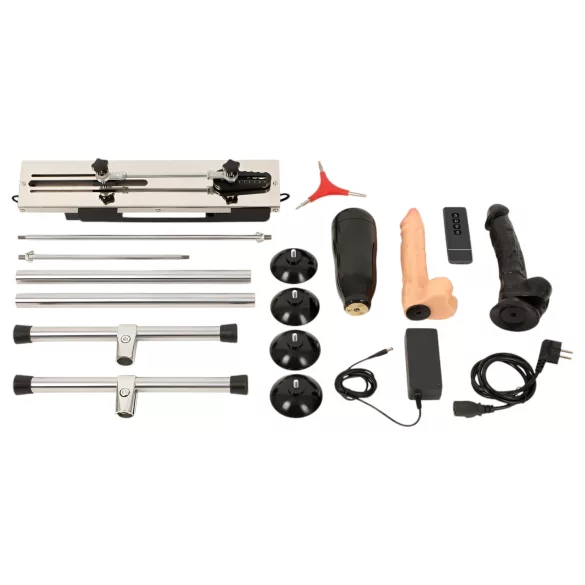 The Banger Fucking Machine - sexmaskin med två dildos och en masturbator