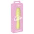 Cuties Mini 3 - uppladdbar, vattentät klubba vibrator (gul)