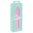 Cuties Mini 3 - uppladdningsbar, vattentät och ribbad vibrator (rosa)