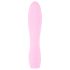 Cuties Mini 3 - uppladdningsbar, vattentät och ribbad vibrator (rosa)