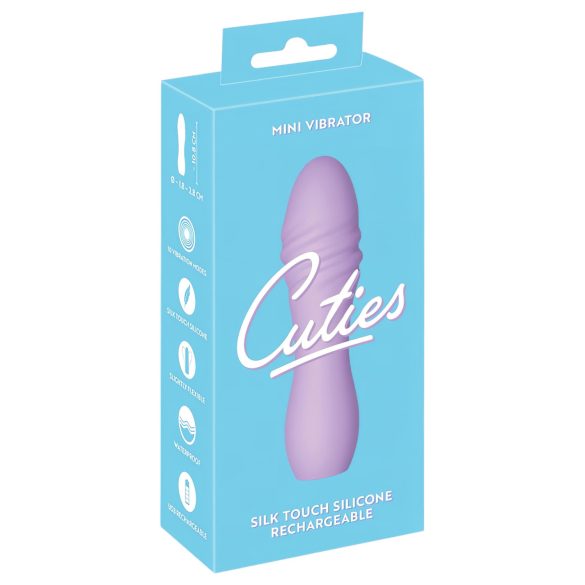 Cuties Mini 3 - laddningsbar, vattentät spiralvibrator (lila)