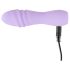 Cuties Mini 3 - laddningsbar, vattentät spiralvibrator (lila)