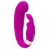 Happyrabbit Mini G - uppladdningsbar G-punkt vibrator med klitorisstimulerare (lila)