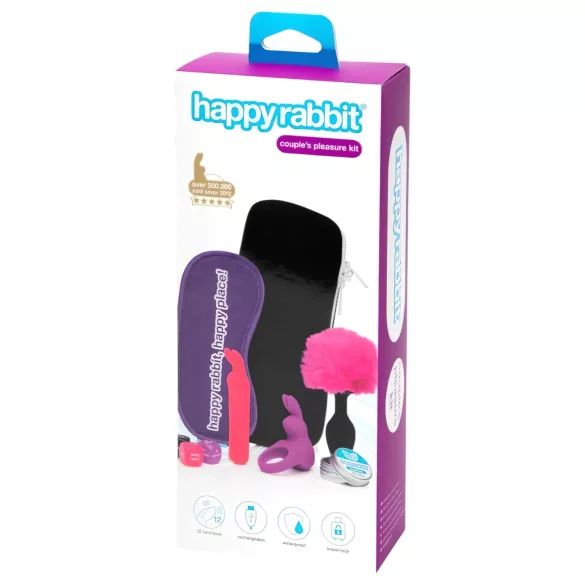 Happyrabbit - parvibrator set - uppladdningsbar - 7 delar