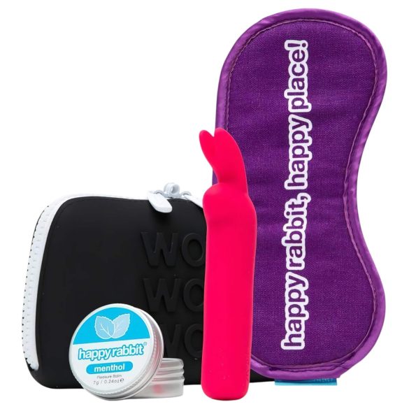 Happyrabbit Klitorisstimulator - uppladdningsbar vibratorset (4 delar)