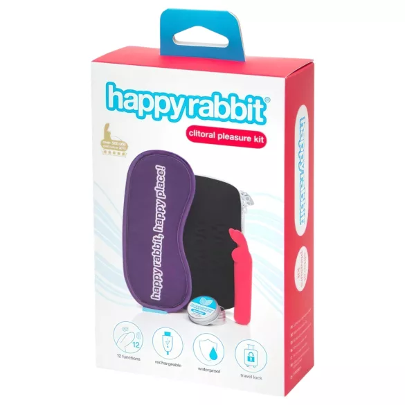 Happyrabbit - klitorisvibrator set - uppladdningsbar - 4 delar