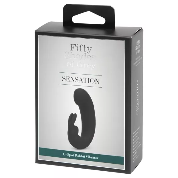 Fifty Shades of Grey Sensation - rabbitvibrator - svart