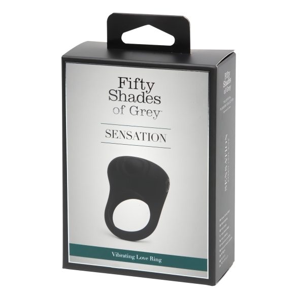 Fifty Shades Sensation - vibrerande penisring (svart)