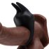 Femtio nyanser av grått - klitorisvibrator penisring (svart)
