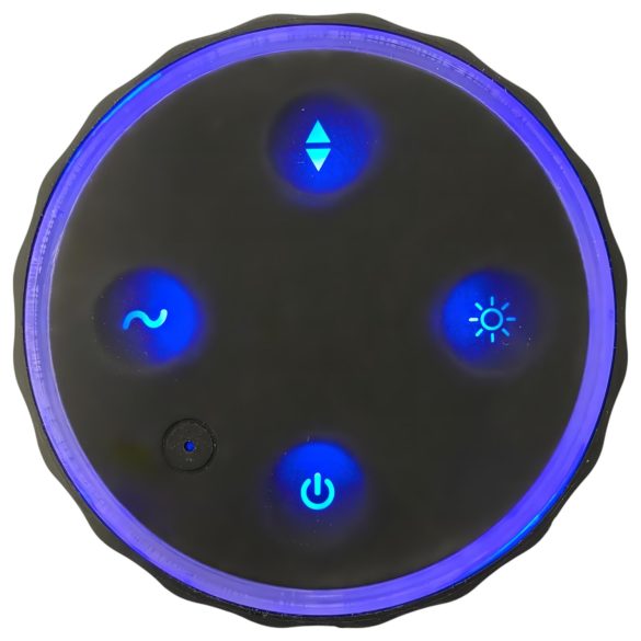 Rebel - masturbator med sugfunktion - 3 hastigheter - uppladdningsbar - svart