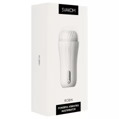 Svakom Robin - uppladdningsbar masturbator (vit)