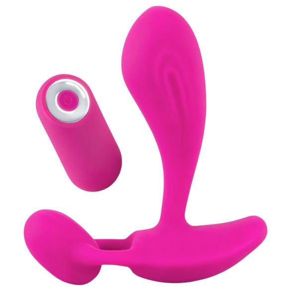 SMILE RC - uppladdningsbar G-punktsvibrator med fjärrkontroll (rosa)