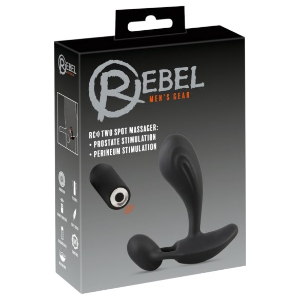 Rebel RC - 2-i-1 prostata massagerare (svart)