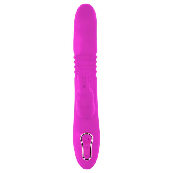 SMILE Rabbit - vibrator med klitorisstimulans och roterande funktion - rosa