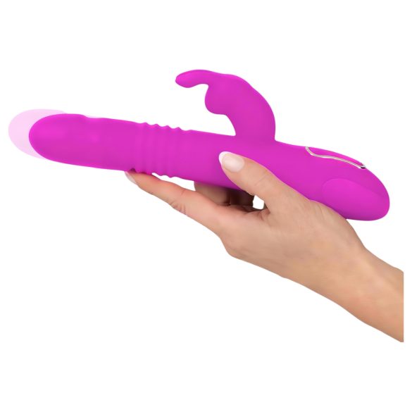 SMILE Rabbit - vibrator med klitorisstimulans och roterande funktion - rosa