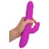 SMILE Rabbit - roterande vibrator med klitorisstimulator (rosa)