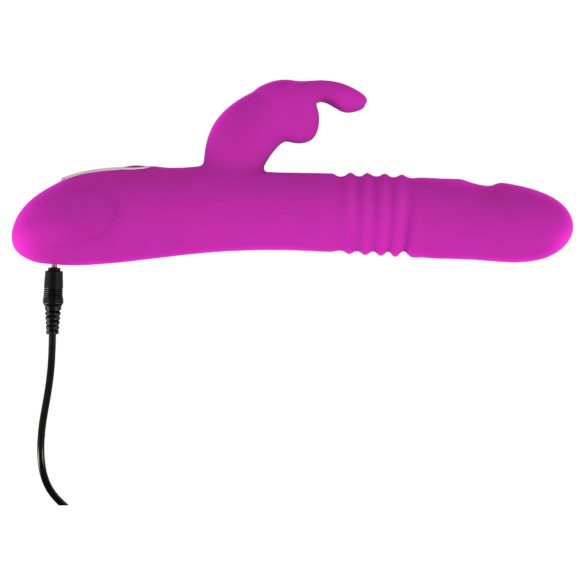 SMILE Rabbit - vibrator med klitorisstimulans och roterande funktion - rosa