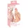 Nature Skin - dildo med hudstruktur - 19 cm - naturfärg