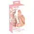 Nature Skin - dildo med hudstruktur - 19 cm - naturfärg