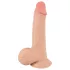 Nature Skin - dildo med hudstruktur - 19 cm - naturfärg
