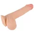Nature Skin - dildo med hudstruktur - 19 cm - naturfärg