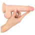 Nature Skin - dildo med hudstruktur - 19 cm - naturfärg