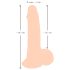 Naturhud - dildo med hudkänsla - 19 cm (naturlig)