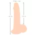 Nature Skin - dildo med hudstruktur - 19 cm - naturfärg