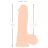 Nature Skin - dildo med hudliknande yta - 20cm - naturfärg