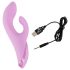 SMILE Nodding - laddningsbar vibrator med klitorisstimulans (rosa)