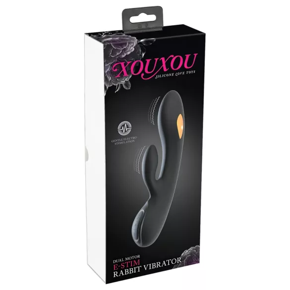 XOUXOU - vibrator med klitorisstimulerare - uppladdningsbar - svart