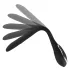 Penisplugg-dilator - uppladdningsbar, vibrerande dilator (1 cm, svart)