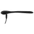 Penisplugg-dilator - uppladdningsbar, vibrerande dilator (1 cm, svart)
