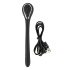 Uppladdningsbar uretravibrator (1,1 cm) - svart