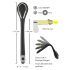 Uppladdningsbar uretravibrator (1,1 cm) - svart