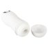 STROKER - Uppladdningsbar, Sug- och Vibrationsmasturbator (Vit)