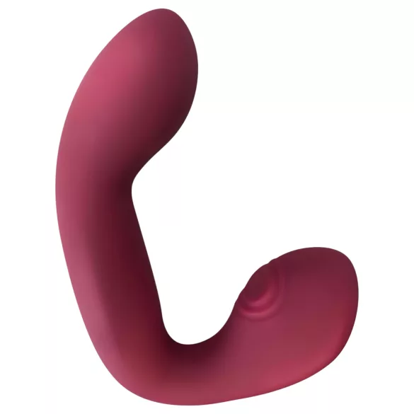 Javida Thumping - pulserande G-punkt & klitoris-vibrator (röd)
