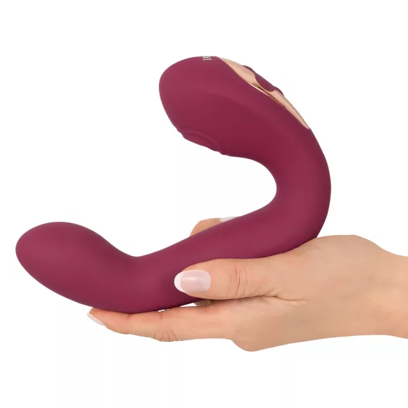 Javida Thumping - pulserande G-punkt & klitoris-vibrator (röd)