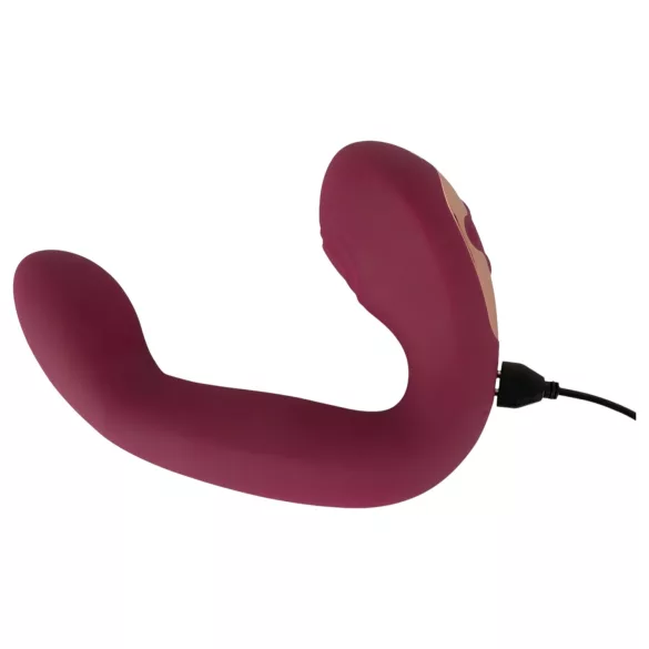 Javida Thumping - pulserande G-punkt & klitoris-vibrator (röd)