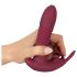Javida RC - trådlös klitorisvibrator med 3 funktioner (röd)